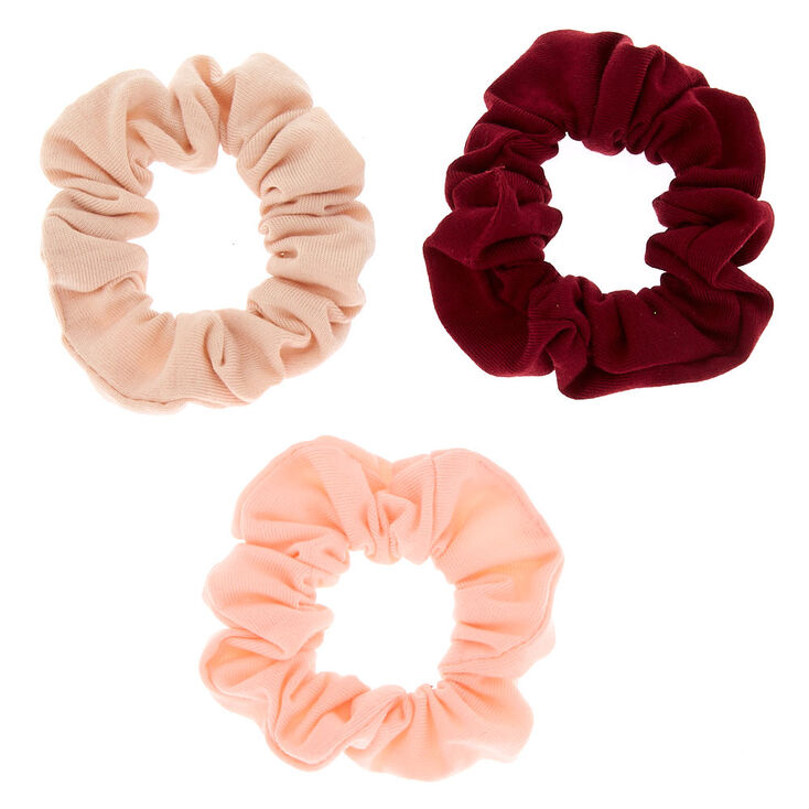 Claire's Chouchous couleur fruits rouges et crème - Lot de 3