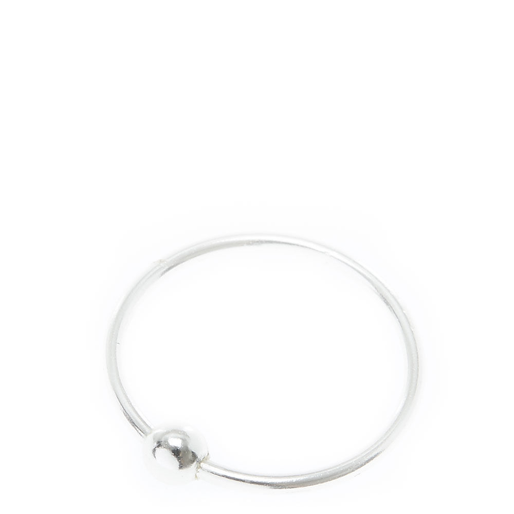 Sterling Silver 22G Classic Nose Ring,