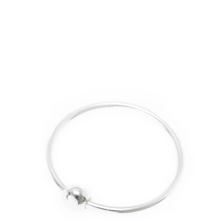 Sterling Silver 22G Classic Nose Ring,