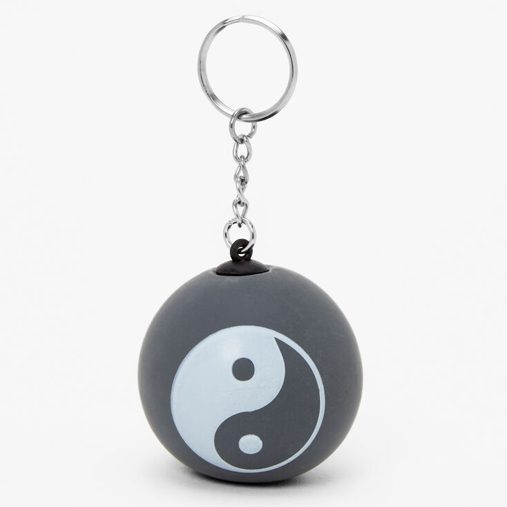 Yin Yang Stress Ball Keychain,