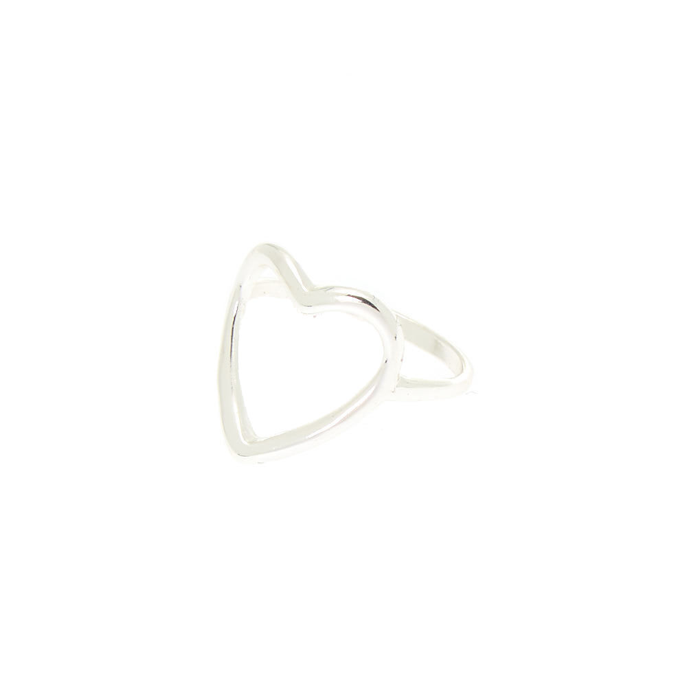 Silver Heart Ring,