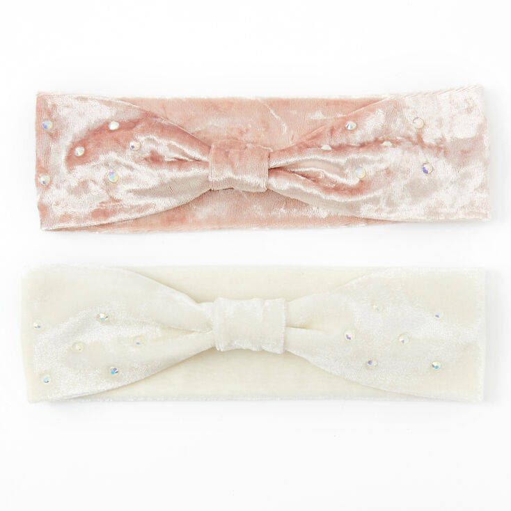 Claire&#39;s Club Velvet Twisted Headwraps - 2 Pack,