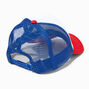 Stars &amp; Stripes Peace Sign Trucker Hat,