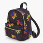 Rainbow Daisy Quilted Small Backpack,