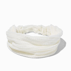 White Sheer Headwrap,