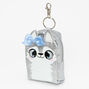 Glitter Huskey Mini Backpack Keychain,
