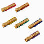 Claire&#39;s Club Glitter Rainbow Affirmation Hair Clips - 6 Pack,