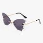 Butterfly Studded Gold Frame Sunglasses,