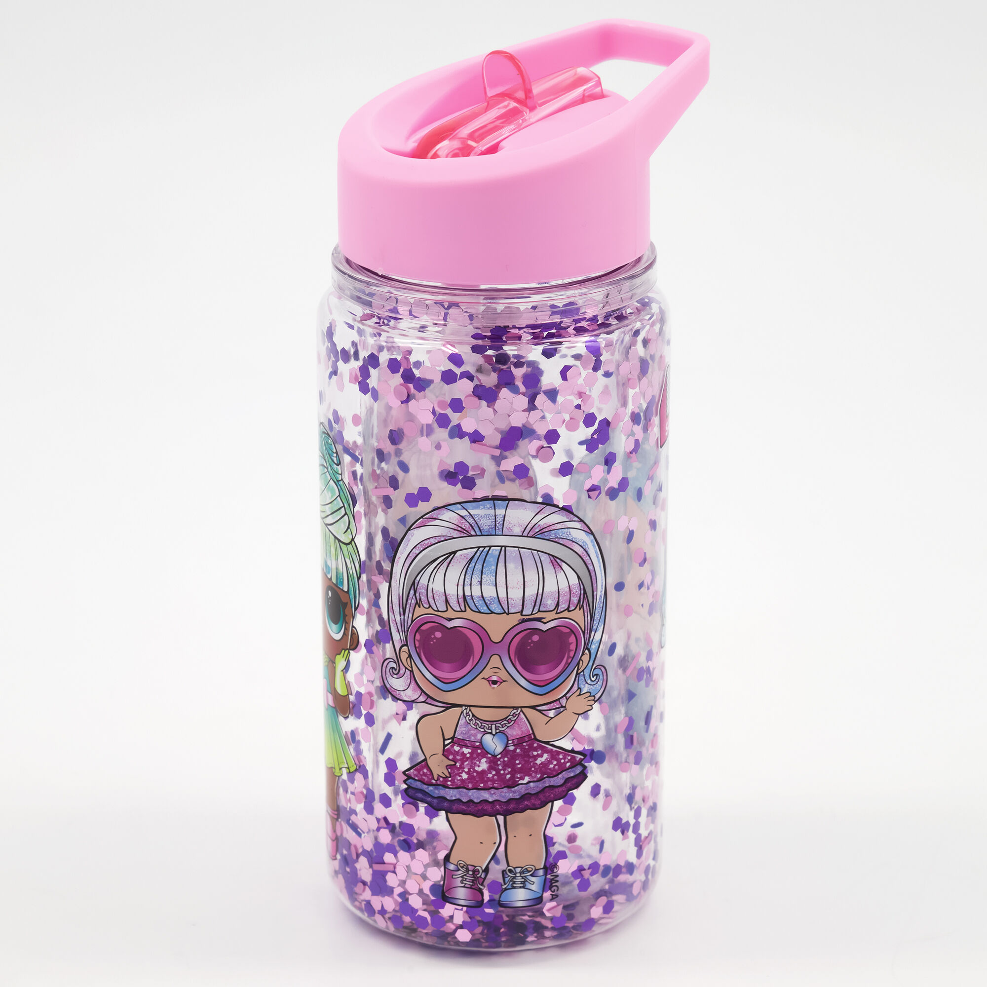 View Claires Lol Surprise Glitter Water Bottle Pink information