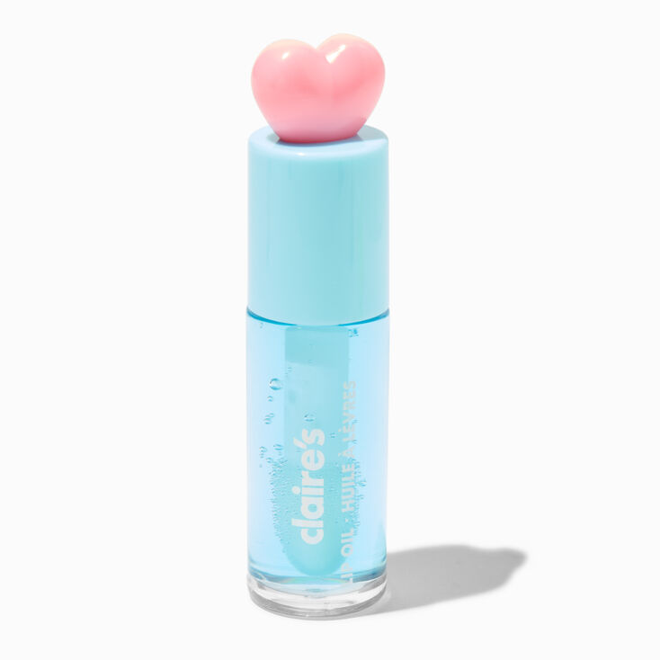 Coral Heart Blue Lip Oil,