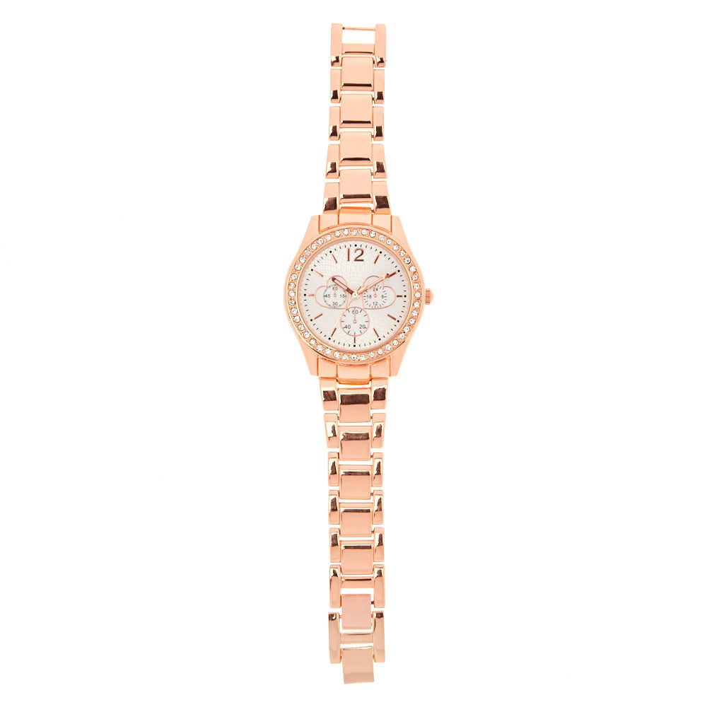 Rose Gold Heart Boyfriend Watch