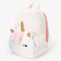 Claire&#39;s Club Furry Unicorn Small Backpack,