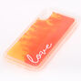 Love Neon Sand Liquid Fill Phone Case - Fits iPhone XR,