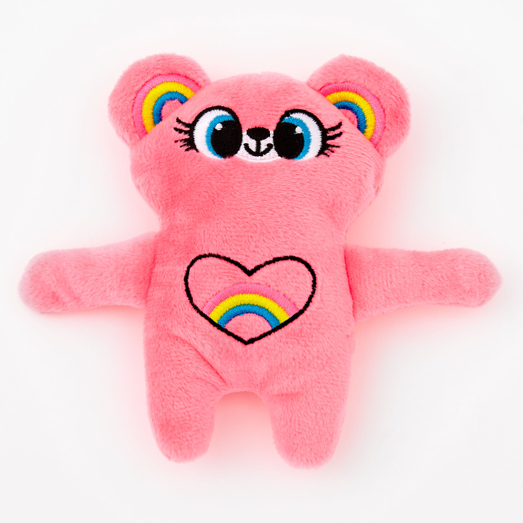 Rainbow Love Bear Magnetic Locker Buddy - Pink,