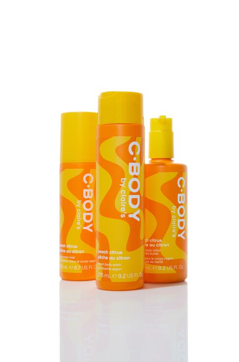C.Body by Claire&#39;s Peach Citrus Vegan Body Lotion,