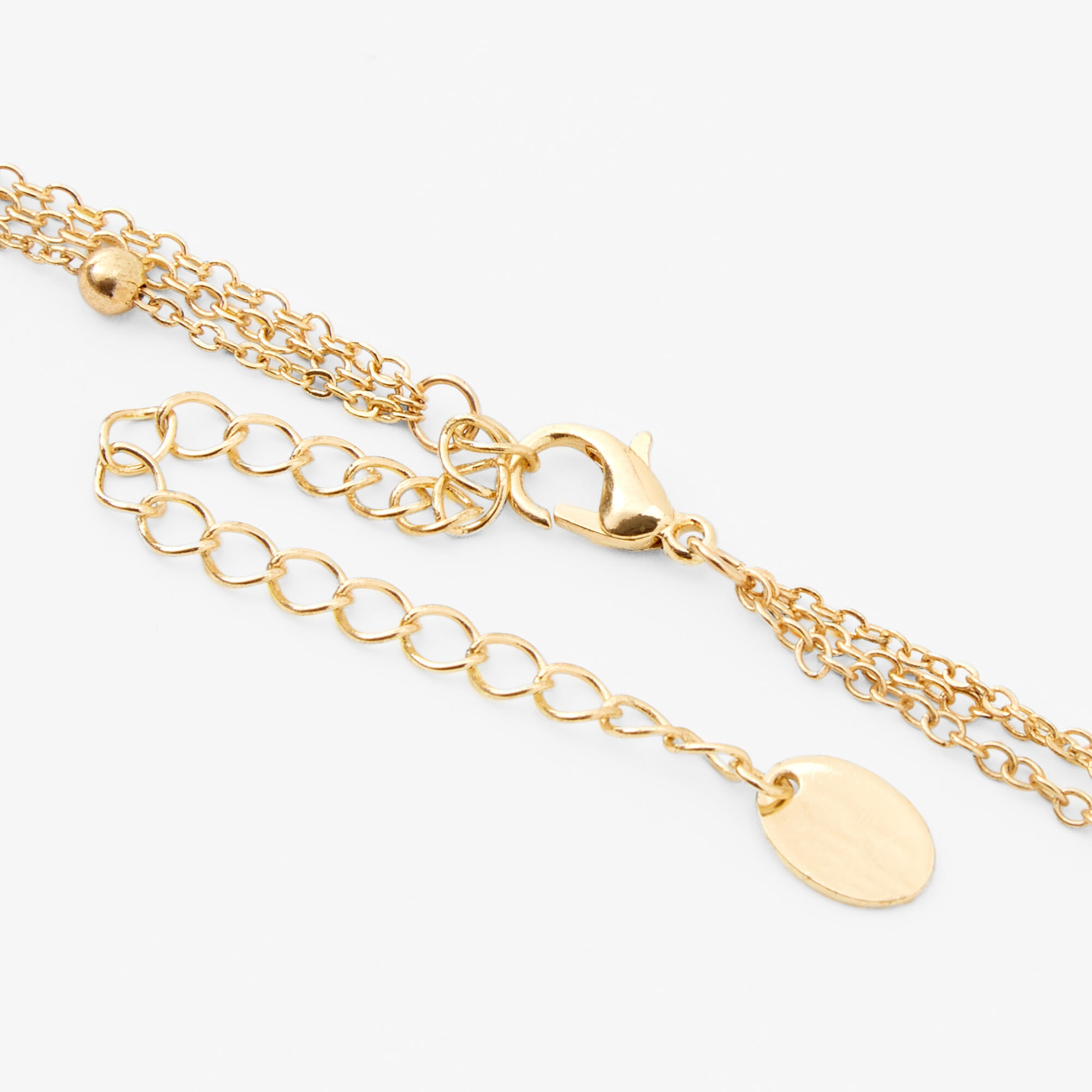 Gold Mystical Gem & Snake Metal Necklace - Green,