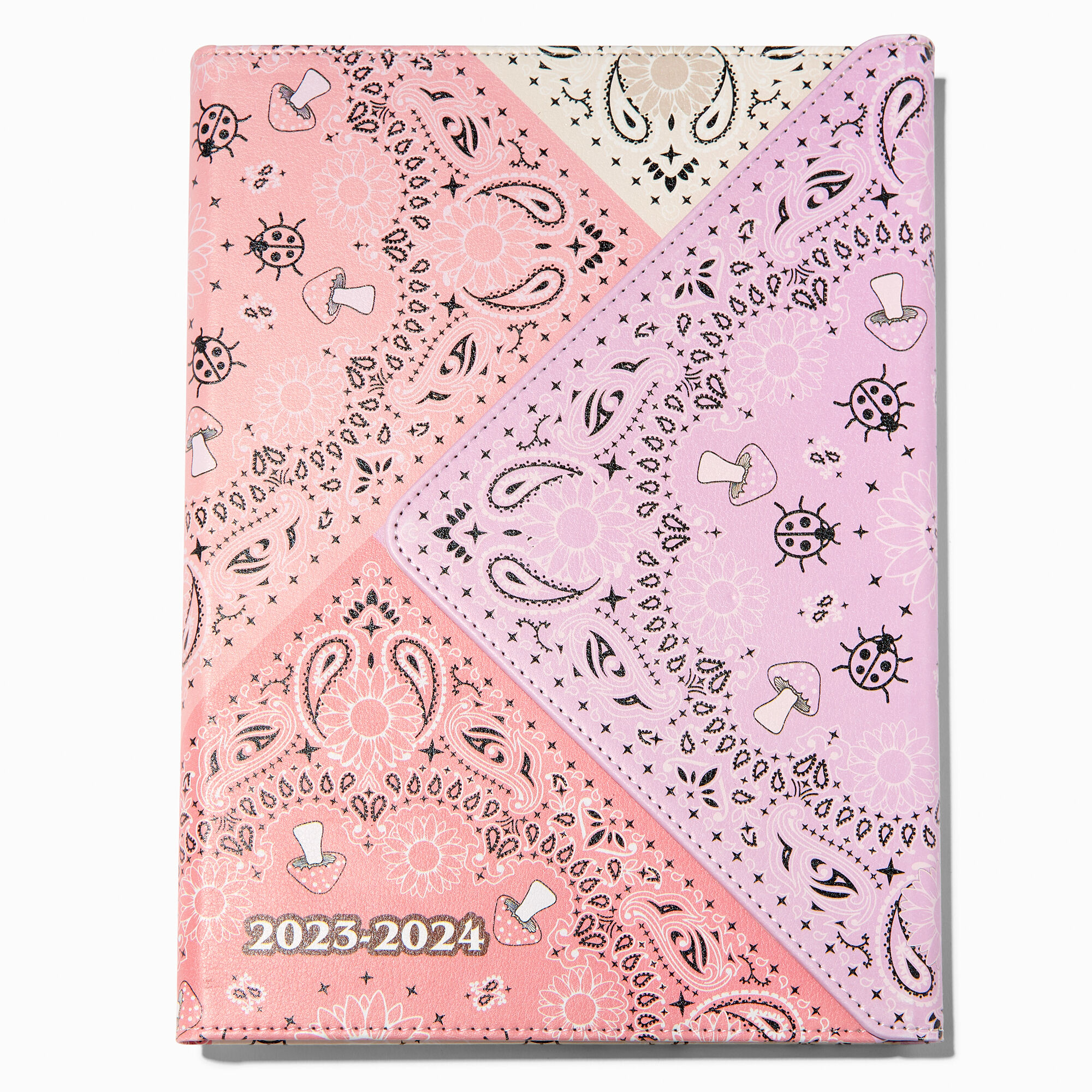 View Claires Bandana Print 202324 Weeklymonthly Planner Pink information
