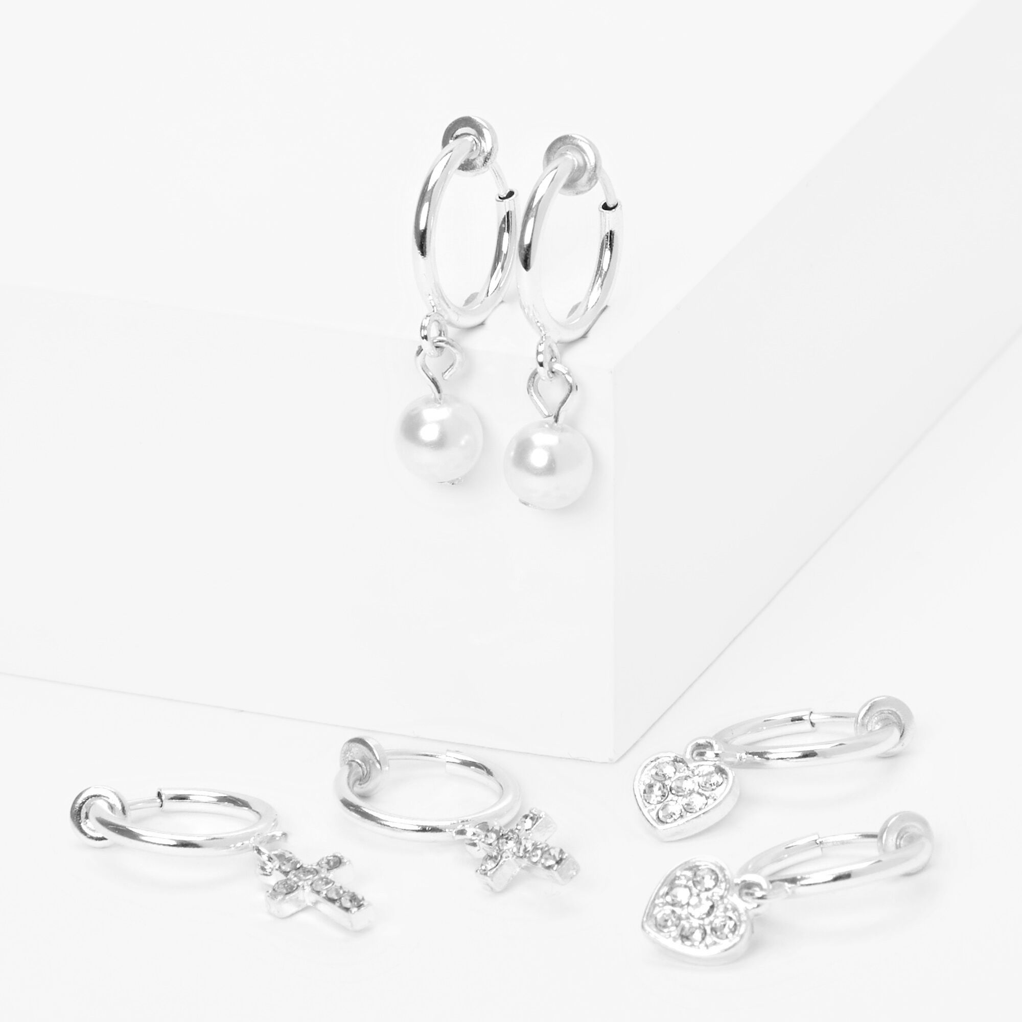 Claire's clip on hoops sale