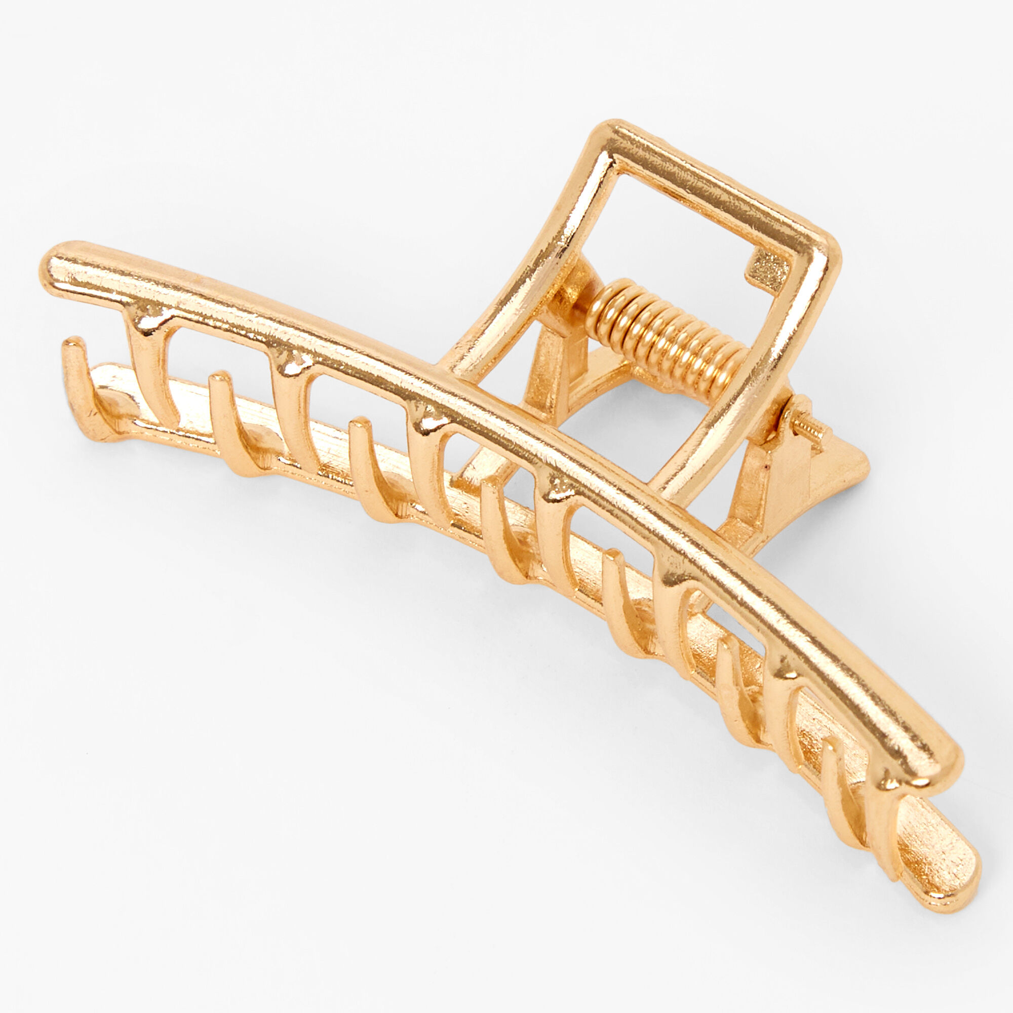 Gold Medium Bar Hair Claw,