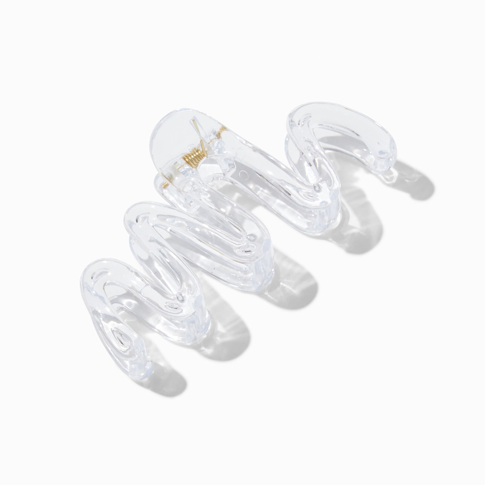 Clear Medium Zig Zag Hair Claw,