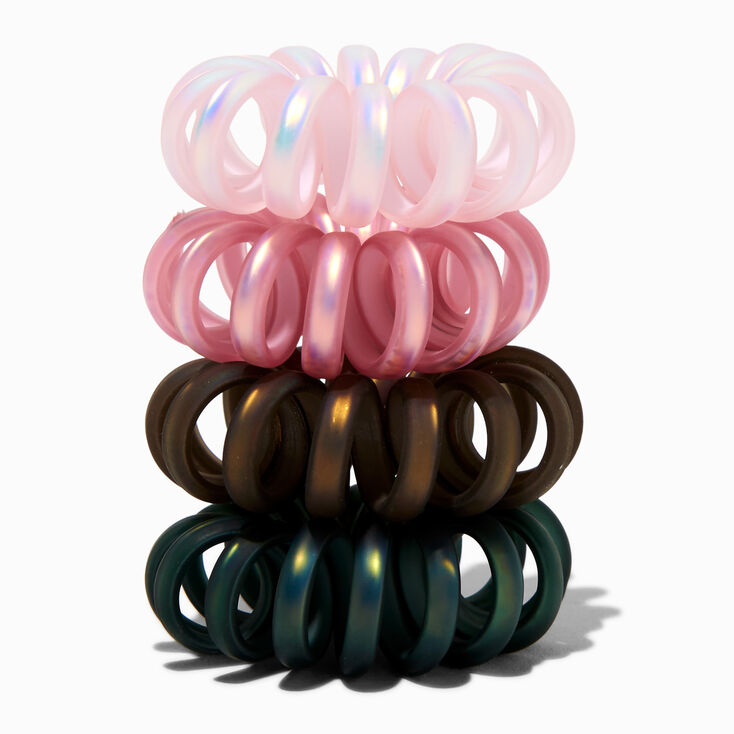 Faux piercing pour h&eacute;lix cinq rang avec strass couleur dor&eacute;e,