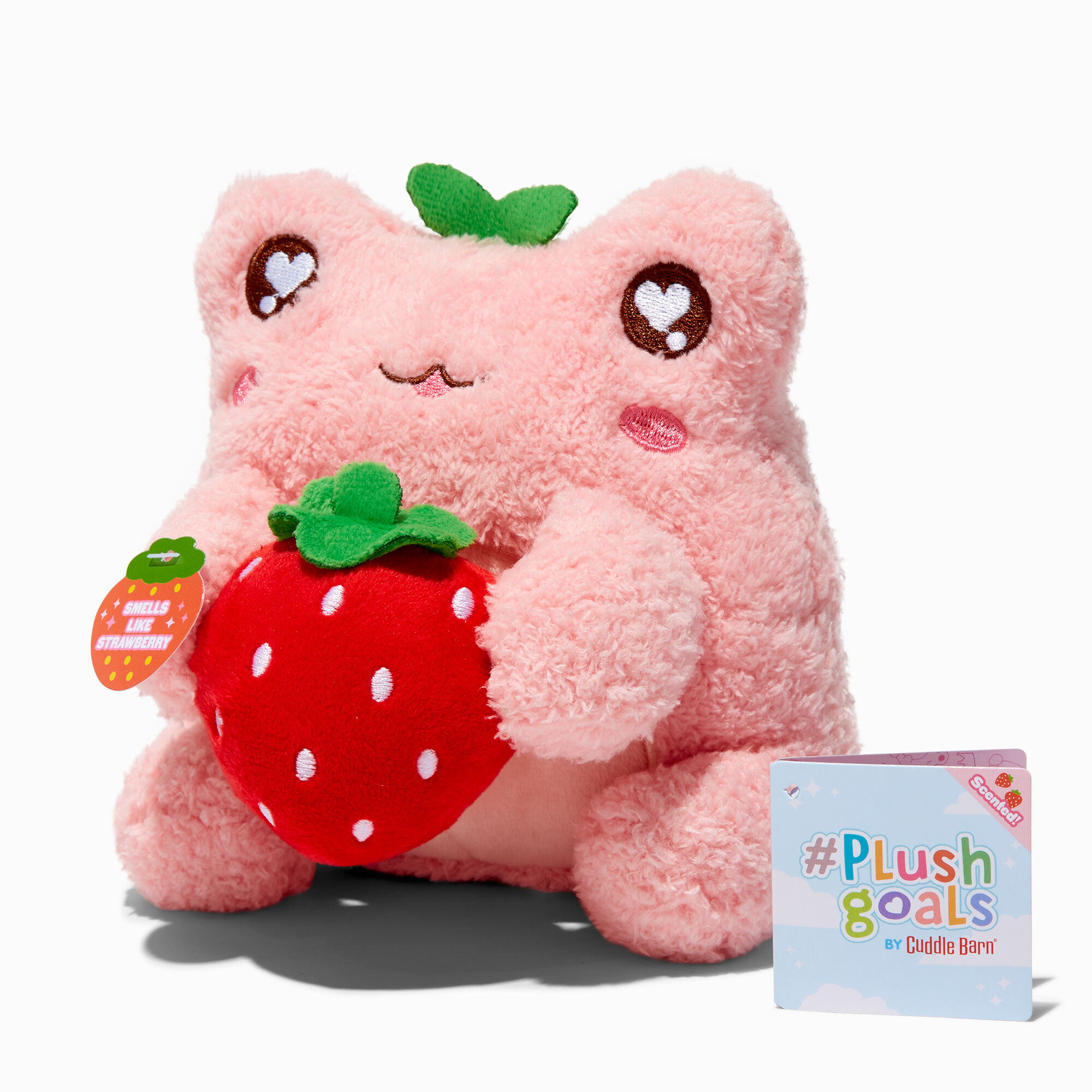View Claires plush Goals By Cuddle Barn 6 Strawberry Wawa Soft Toy information