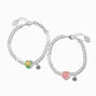 Best Friends Heart Mood Charm Bracelets - 2 Pack,