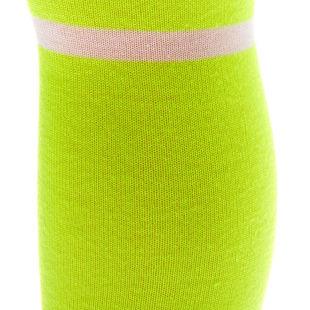 Neon Over The Knee Socks - Yellow,