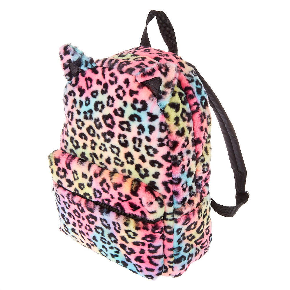 Rainbow leopard outlet backpack