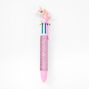 Icy Pink Unicorn Multicolored Pen - Pink,