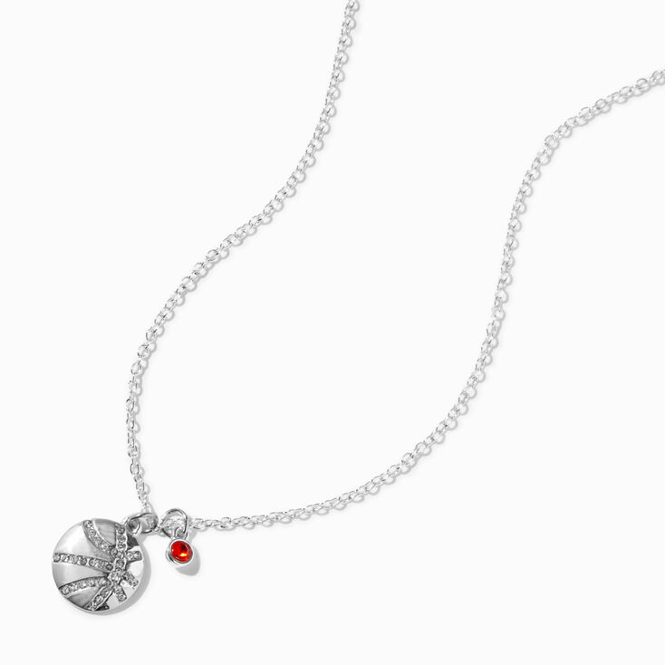 Basketball Pendant Necklace ,