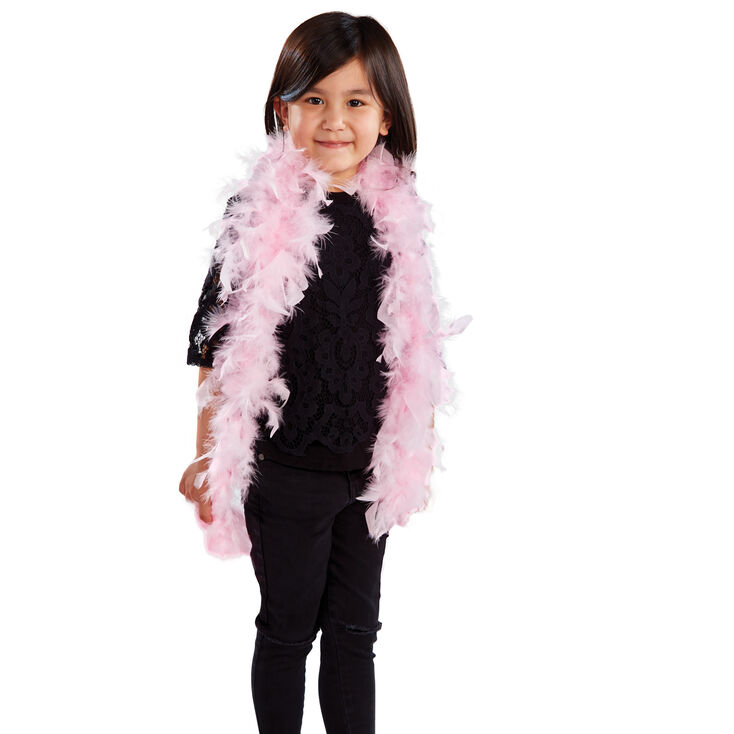 Claire&#39;s Club Pink Feather Boa,