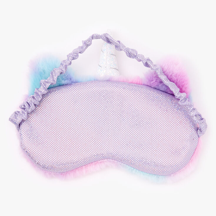 Furry Ombre Unicorn Sleeping Mask,