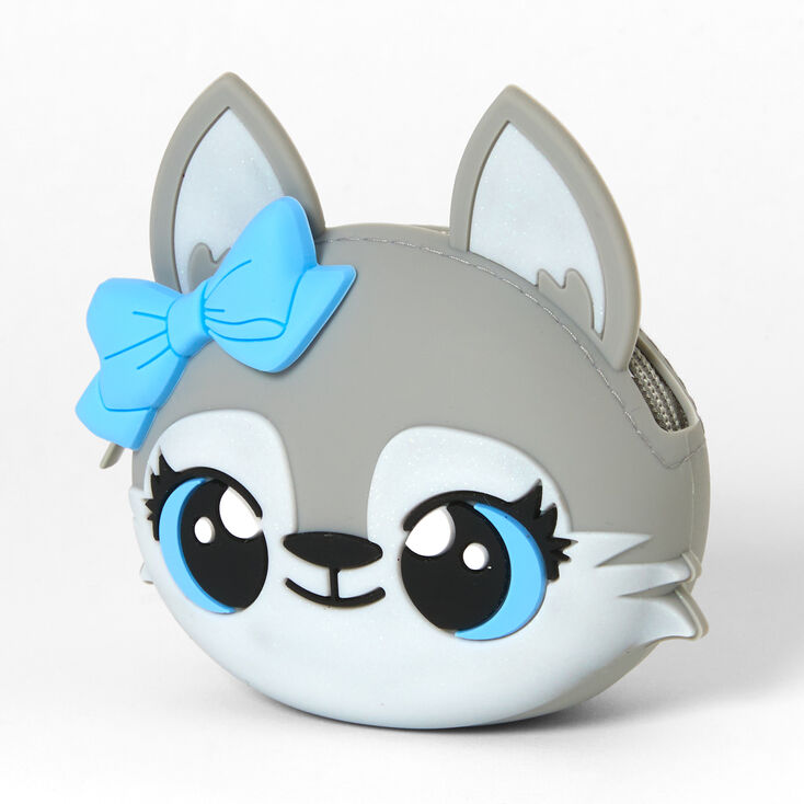 Husky Jelly Coin Purse - Gray,