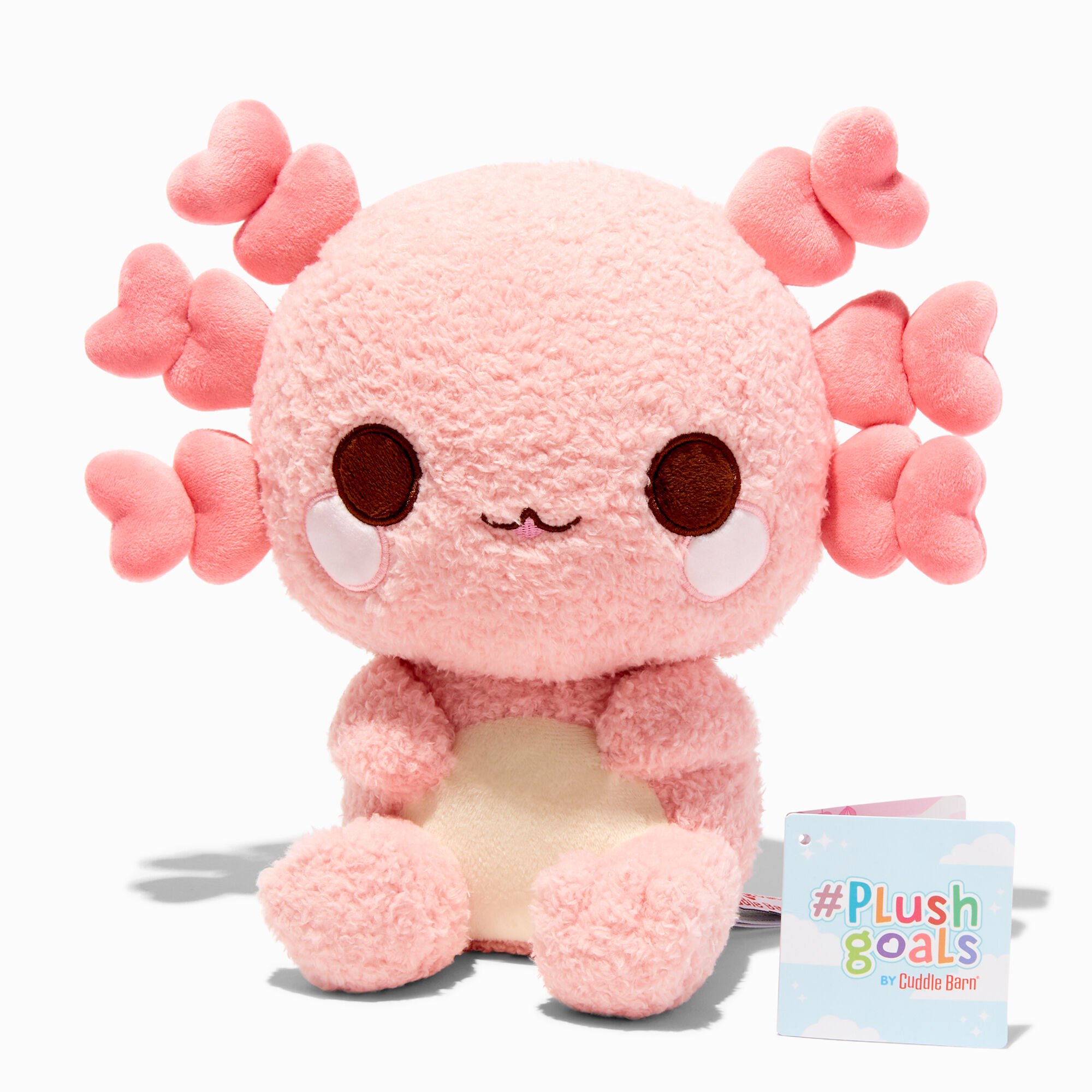 View Claires plush Goals By Cuddle Barn 10 Lottie Axolotl Soft Toy information