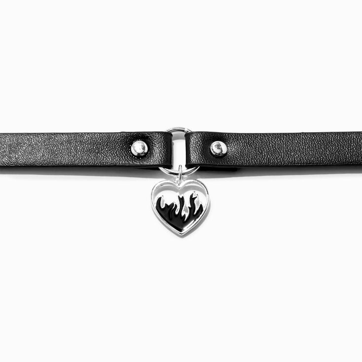 Cold Black Heart  Double Trouble Choker