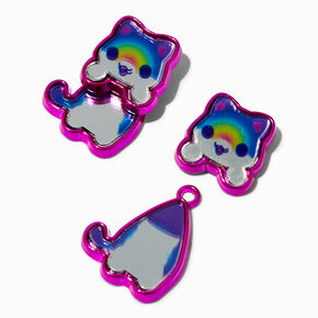 Aphmau&trade; Claire&#39;s Exclusive Rainbow Cat Front &amp; Back Earrings,