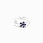 Silver Flower Mood Rings - 3 Pack,