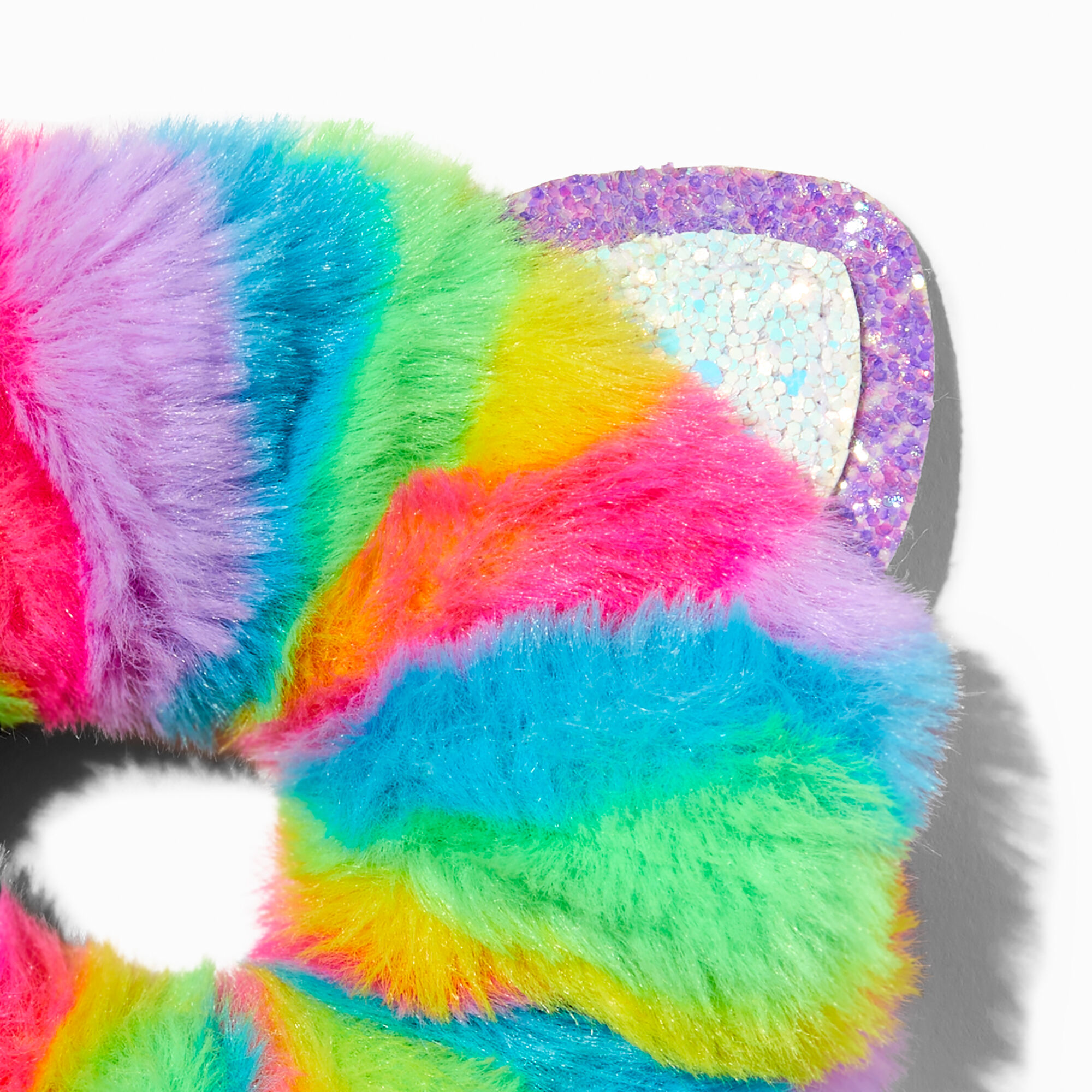 Rainbow Cat Ears Hair Scrunchie,