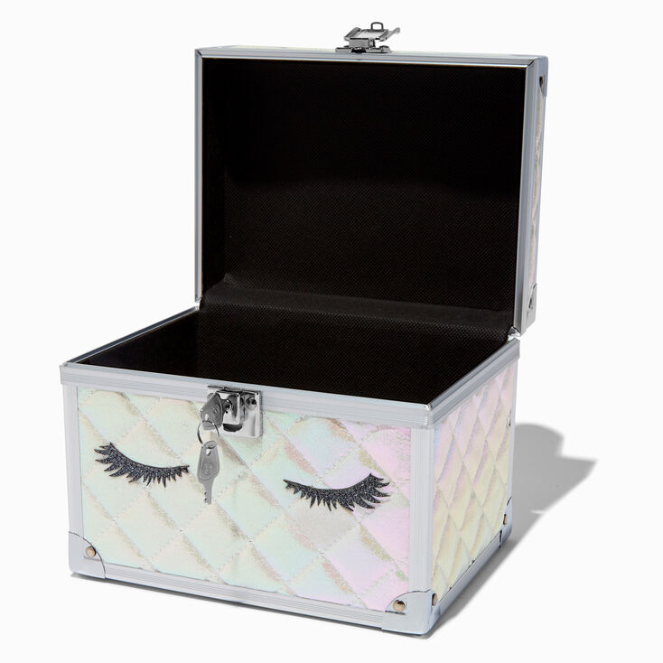 White Iridescent Unicorn Lock Box