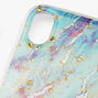 Gold Flecked Pastel Marble Phone Case - Fits iPhone XR,