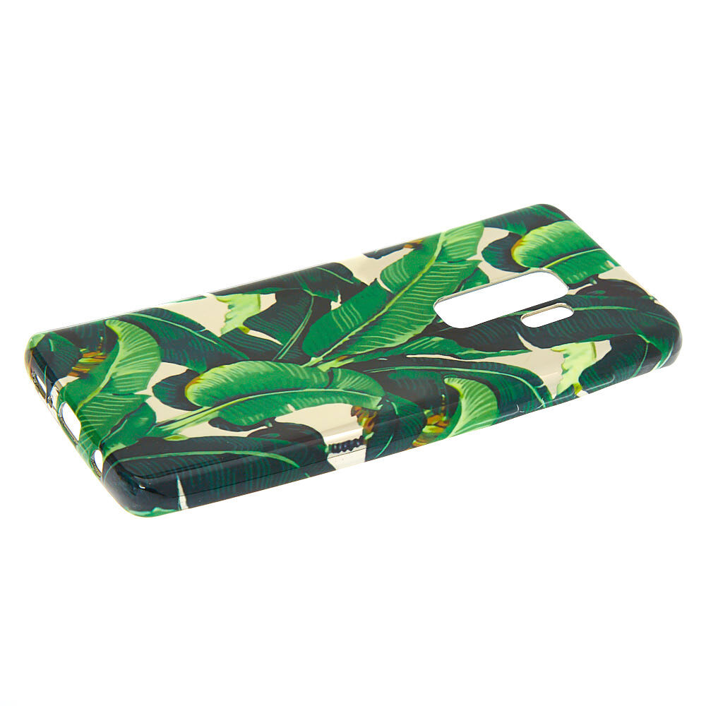 Metallic Palm Leaves Phone Case - Fits Samsung Galaxy S9 Plus,