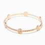 Gold Link Chain &amp; Bangle Bracelets - 3 Pack,