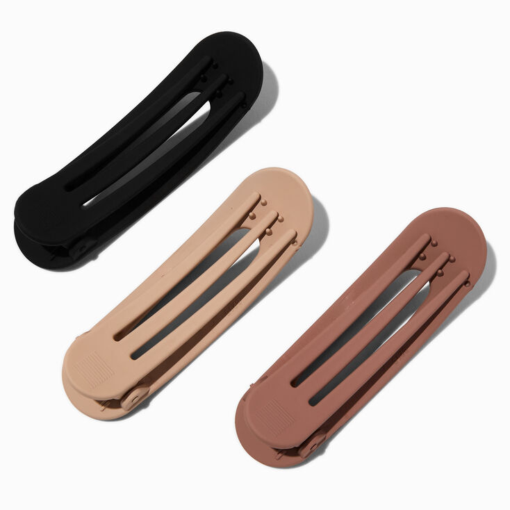 Grandes pinces &agrave; cheveux de yoga boho - Lot de 3,
