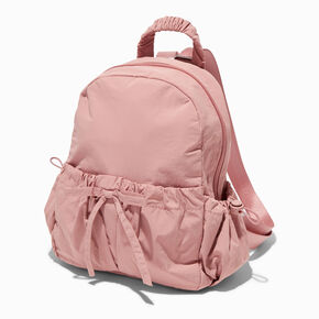 Pink Nylon Backpack,