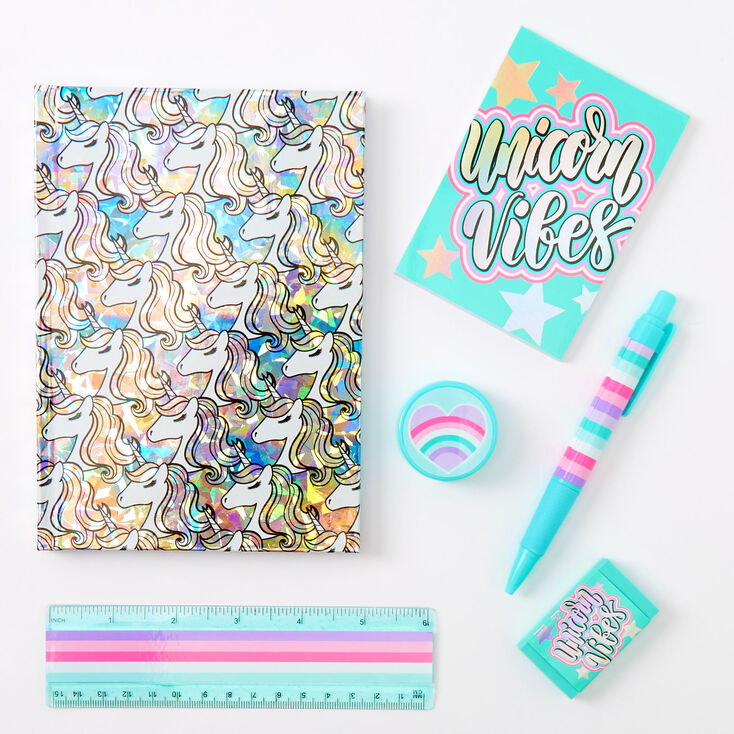 Unicorn Vibes Stationery Set Mint Claire S