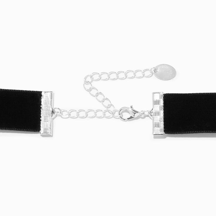 Black Butterfly Heart Choker Necklace,