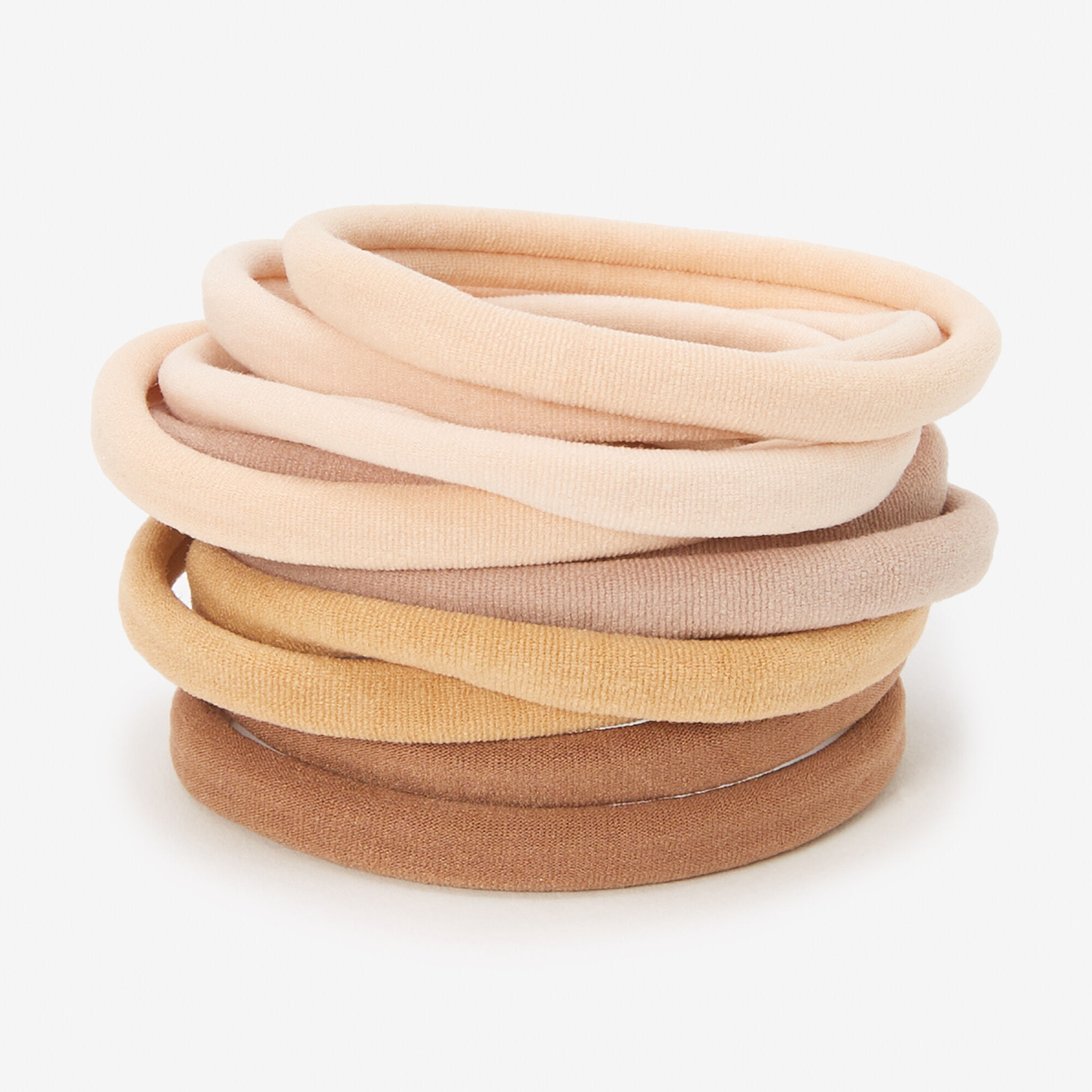 View Claires Nude Luxe Hair Ties 10 Pack information
