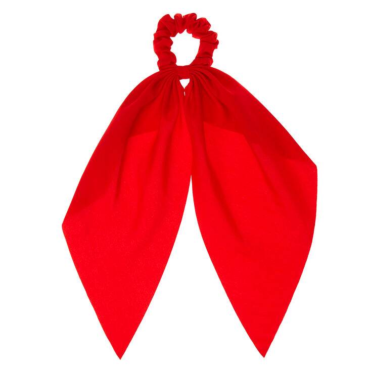 Claire's Petit chouchou foulard - Rouge