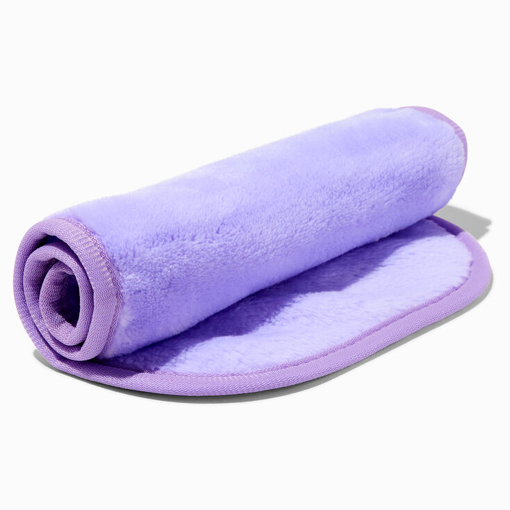 Purple Reusable Makeup Remover Cloth,